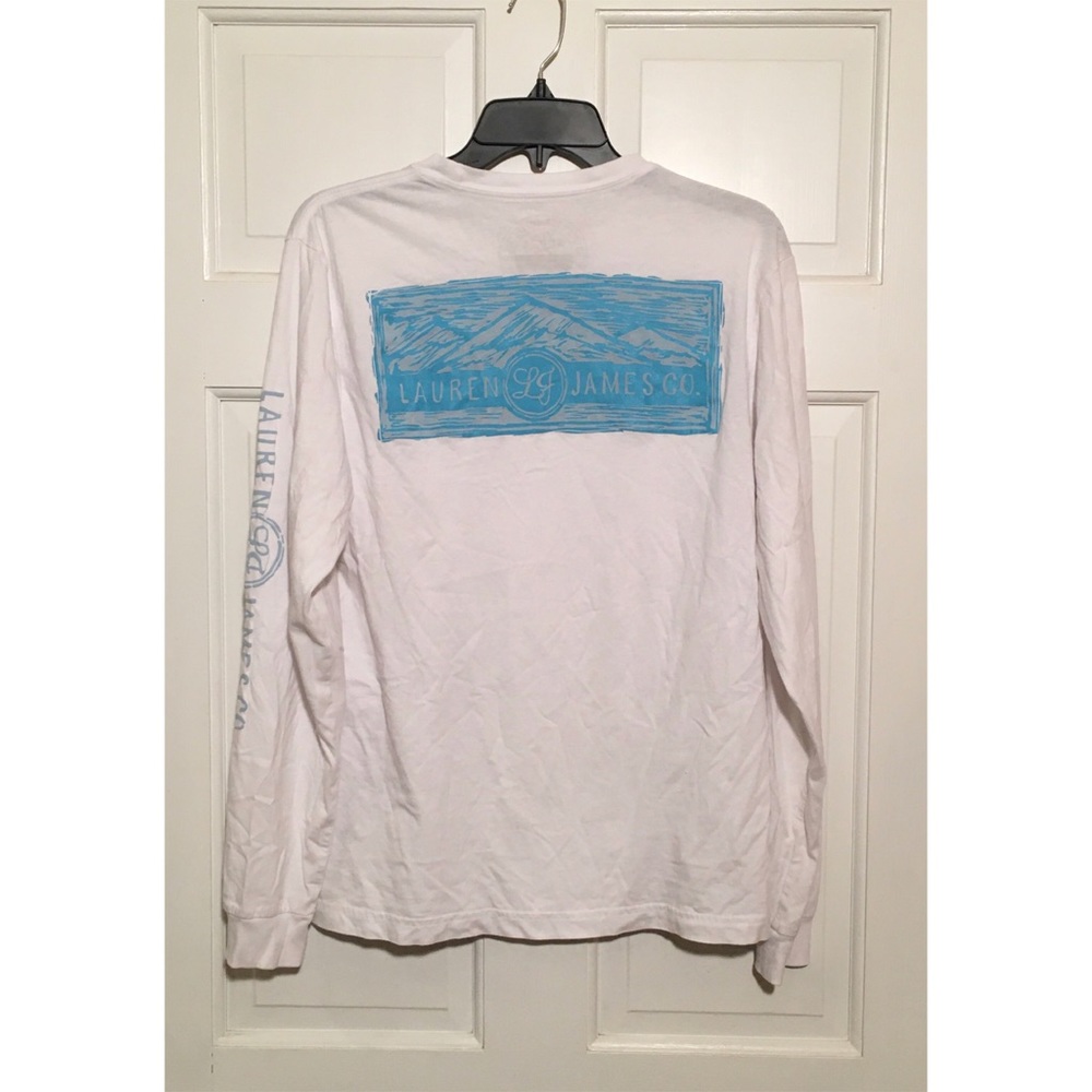 Lauren James White Long Sleeve Shirt Small